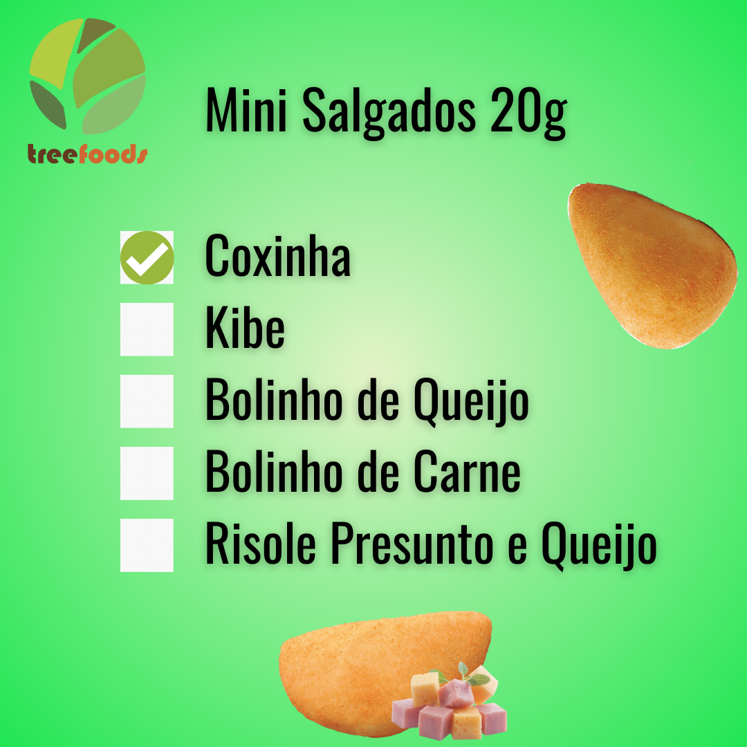 Mini Coxinha 100 Un.