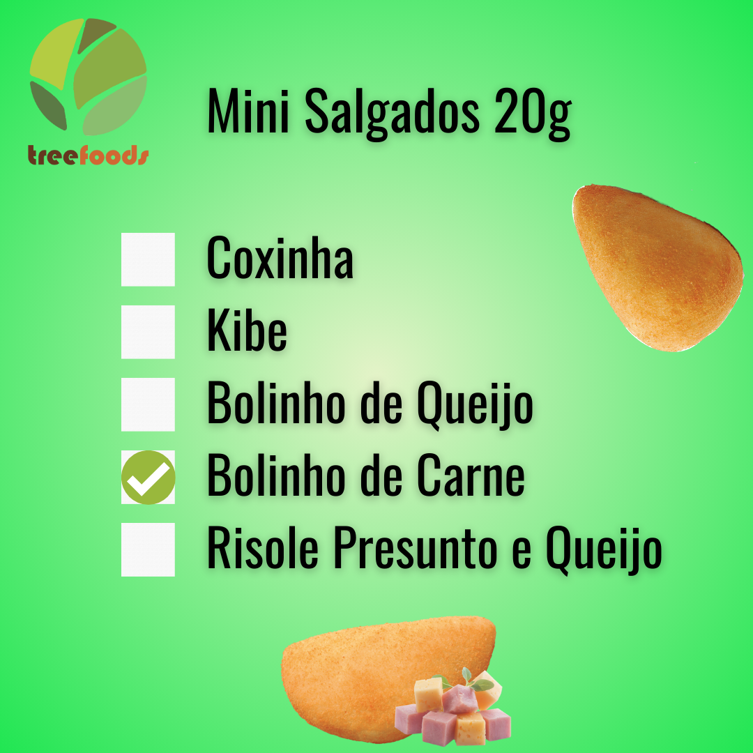 Mini Bolinho de Carne 100 Un.